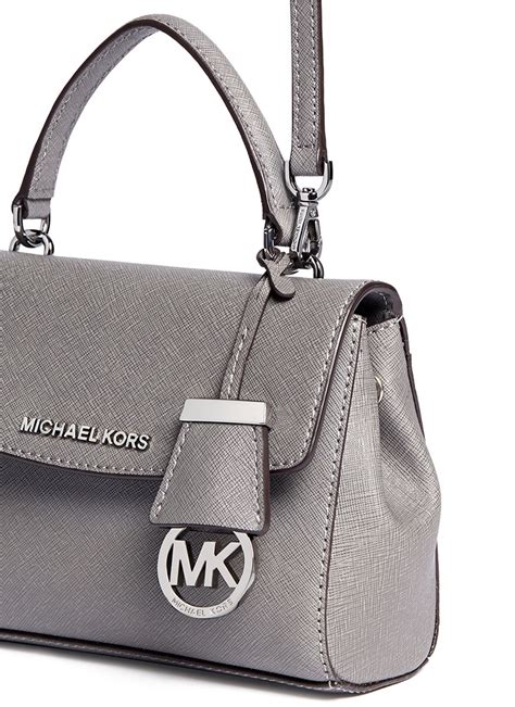 michael kors bags gray|grey quilted cross body bag.